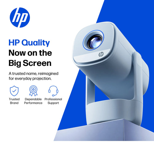 HP SW100 Smart Mini Projector with WiFi and Bluetooth - Blue