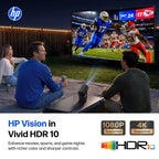 HP SW100 Smart Mini Projector with WiFi and Bluetooth - Black
