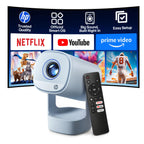 HP SW100 Smart Mini Projector with WiFi and Bluetooth - Blue