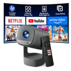 HP SW100 Smart Mini Projector with WiFi and Bluetooth - Gray
